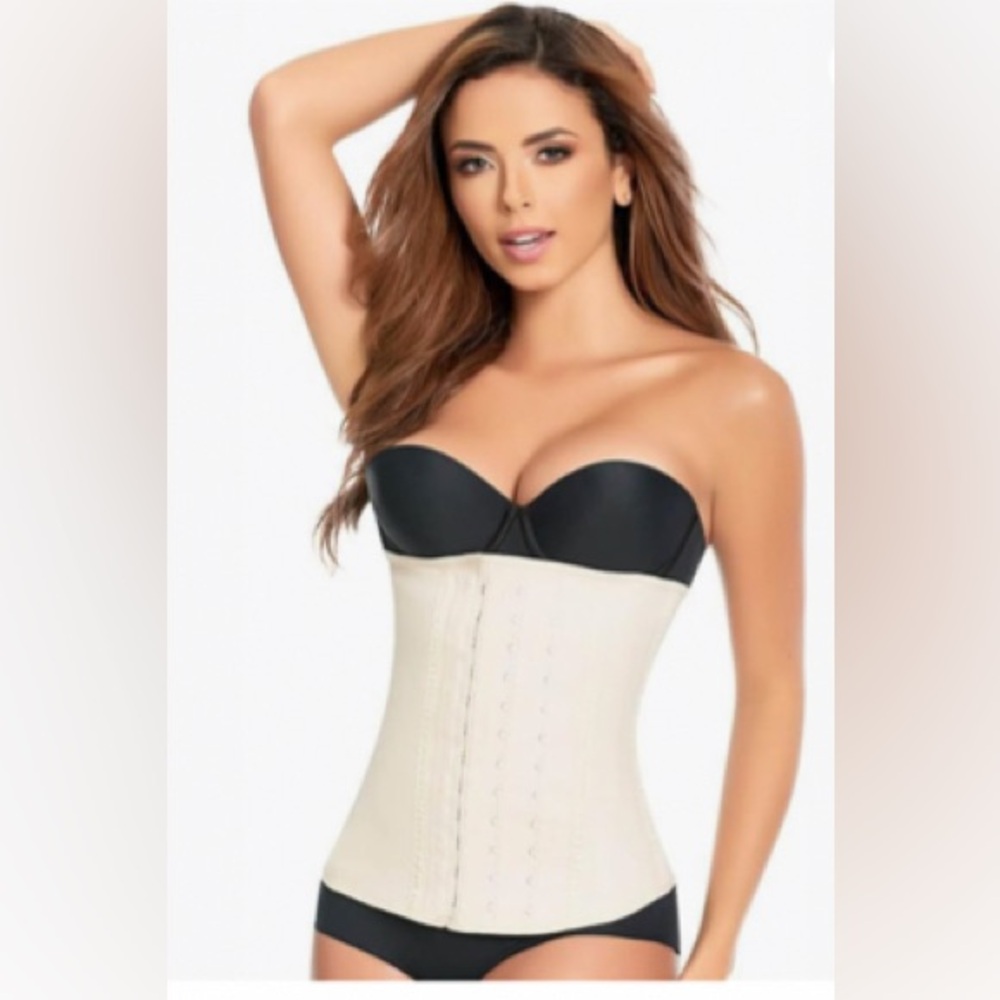 NEW Ann Michell Deluxe Latex Long Torso High Compression  3 Hooks Shaper 2XL